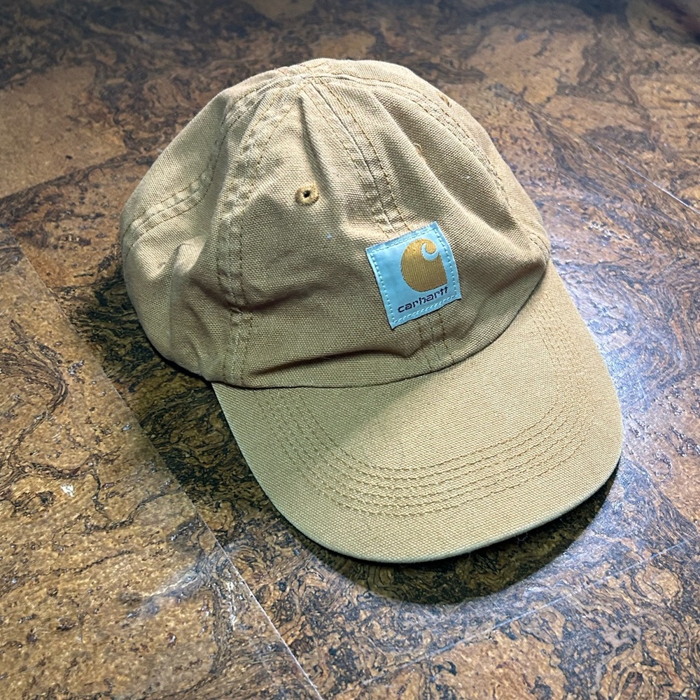 Carhartt Light Brown Logo Cap children’s cap